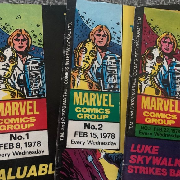 Marvel Other - Books 1, 2 & 3-Vintage 3 Pack of Star Wars Comics